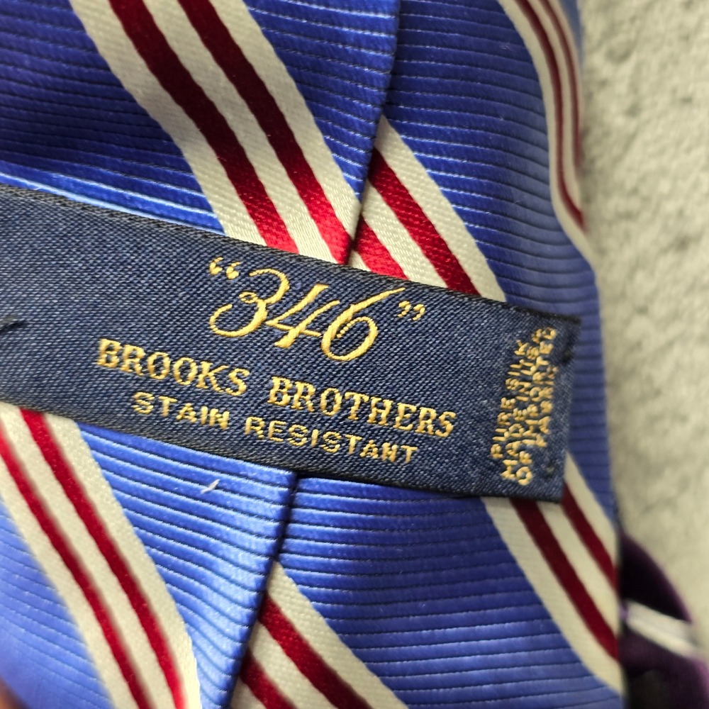 Mens Designer Tie Lot 9pc Brooks Brothers Ralph Lauren Calvin Klein‎ Silk Cotton - Picture 6 of 11